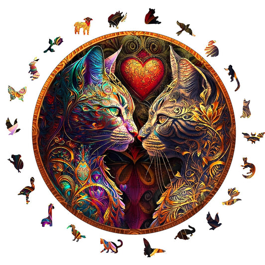Wooden Puzzle for Adults 200 Piece Irregular Animal Shaped Wooden Jigsaw Puzzles Unique Puzzles for Adults Creative Gift for Teenagers and Adults