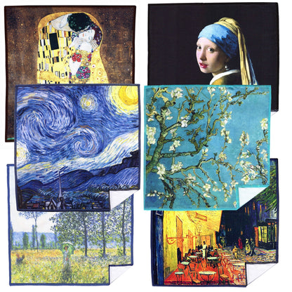 Classic Art Collection Microfiber Cleaning Cloth – Ultra‑Premium 6‑Pack Lens Care Set