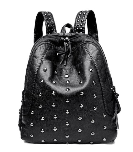 Leather Backpack - Stylish European Design