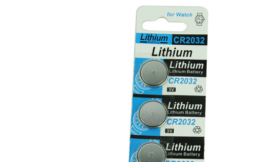 CR2032 Lithium Button Cell Battery for Electronics