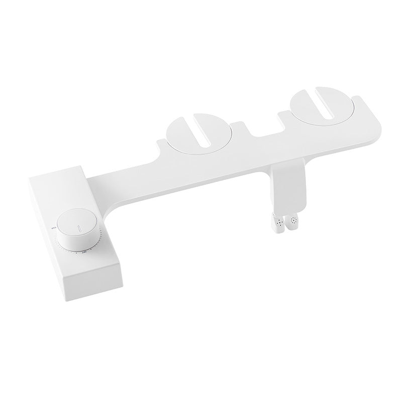 Ultra-thin Battery-free Bidet with Dual Nozzles