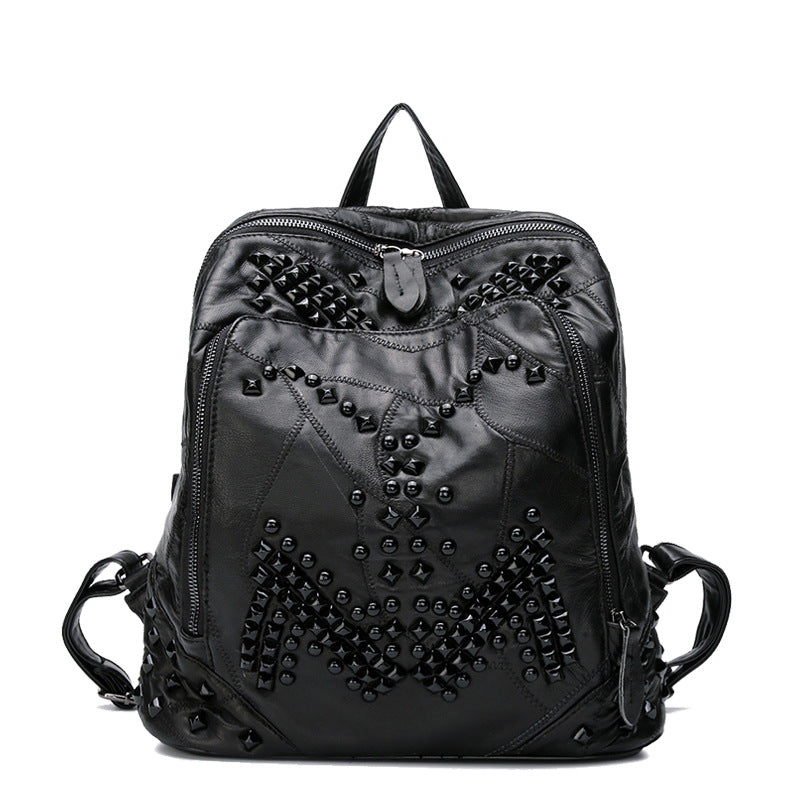 Leather Backpack - Stylish European Design