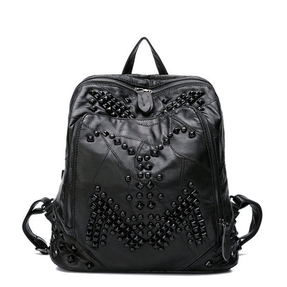 Leather Backpack - Stylish European Design