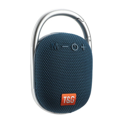 Portable Mini Wireless Speaker with LED Light and Carabiner – Compact Bluetooth Audio Accessory