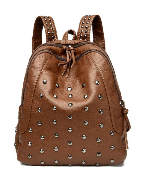 Leather Backpack - Stylish European Design