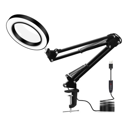 USB Desktop LED Magnifying Lamp for Electronics Repair