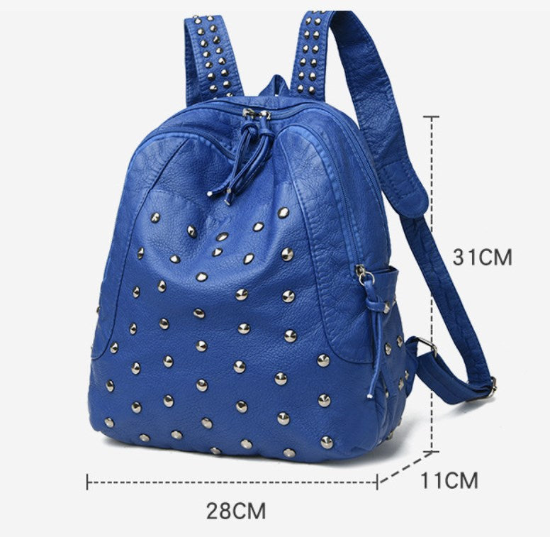 Leather Backpack - Stylish European Design
