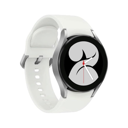 SAMSUNG Electronics Galaxy Watch 4 40mm Smartwatch with ECG Monitor Tracker for Health Fitness Running Sleep Cycles GPS Fall Detection Bluetooth US Version Silver (Renewed)