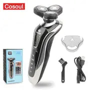 Men's USB Rechargeable Wet/Dry Electric Shaver Kit