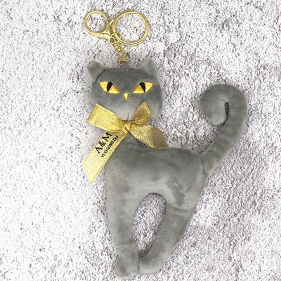 Plush Cat Keychain Accessories