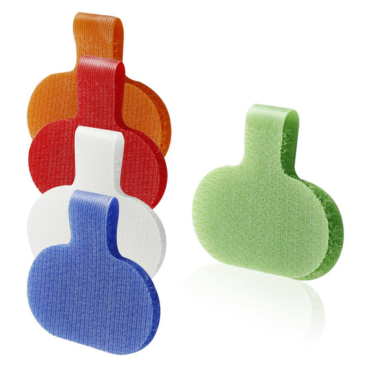 Hitefu 30PCS Cable Labels Multi-Color Wire Tags for Identification and Management of Electronics Cables Cord Labels for Electronics
