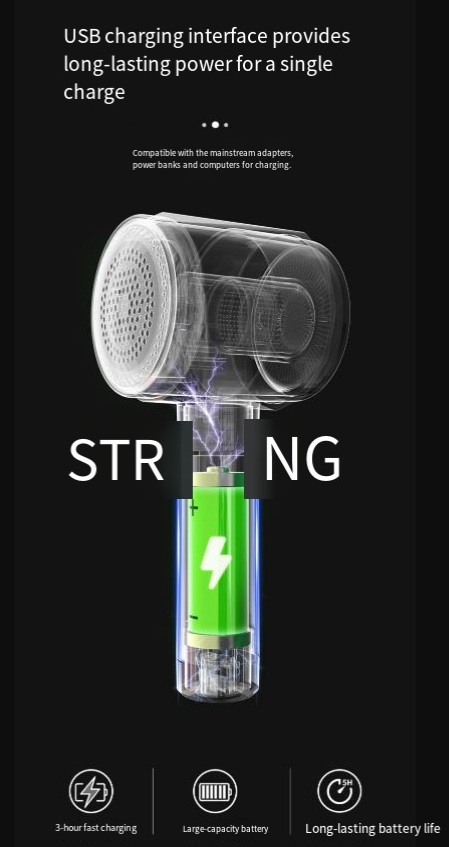 Rechargeable Fabric & Lint Shaver – Precision Anti‑Lint Grooming Tool