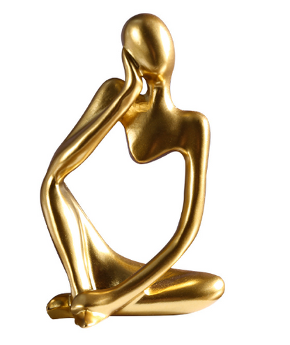 Creative Resin Figurine – Abstract Thinking Art Sculpture