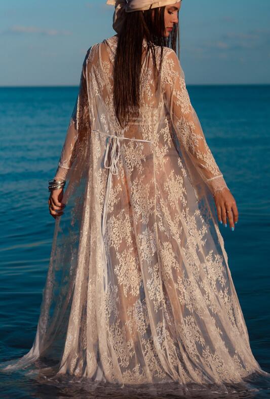 Nadia Cover-Up / Sun Protection Beach Cardigan (One Piece)