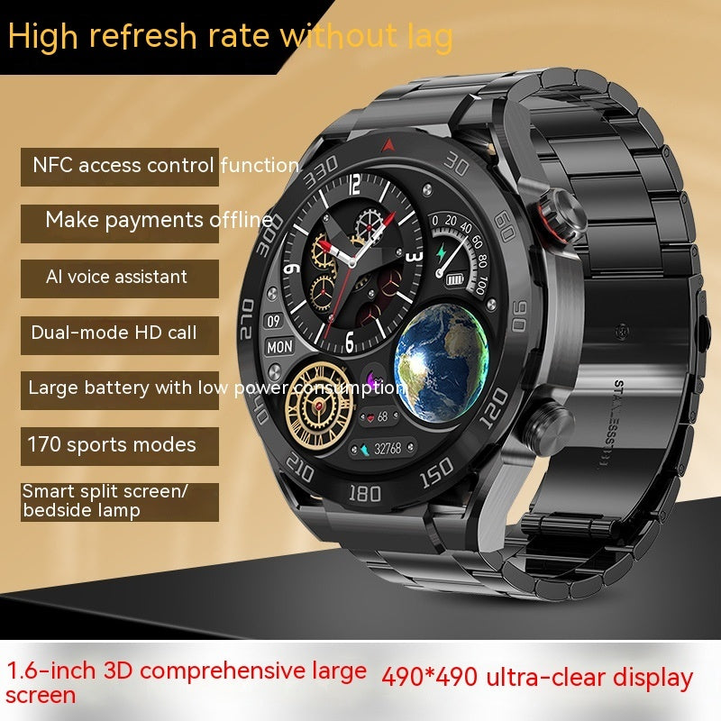 Ultra-thin Waterproof Smart Watch with Heart Rate Monitor